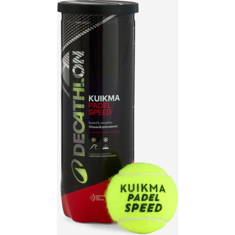 Padel Ball mit Druck - Kuikma PB Speed 3er-Dose