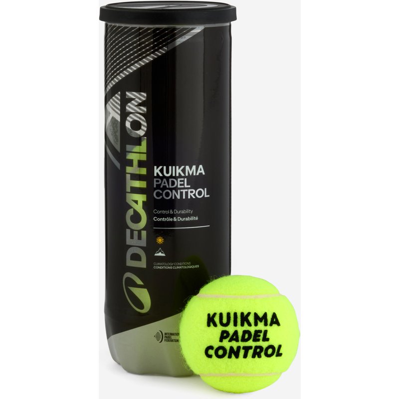 Padelbälle mit Druck 3er-Dose - Kuikma PB Control