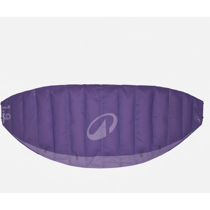 Kite 1,9 m² mit Lenkstange 100 violett