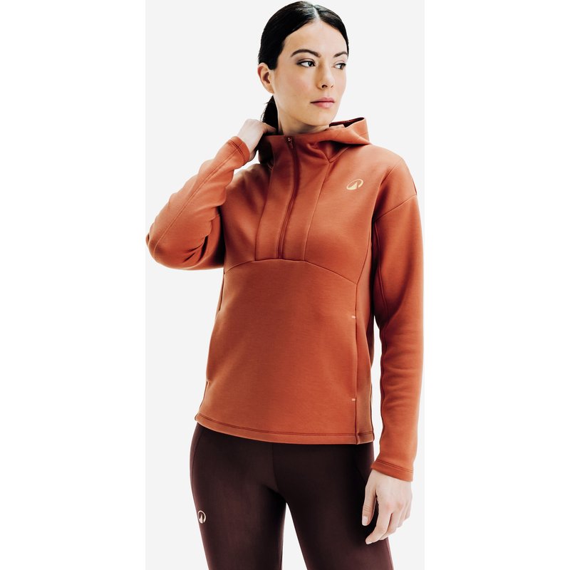 Damen Tennis Sweatshirt - Sweat Soft terrakotta