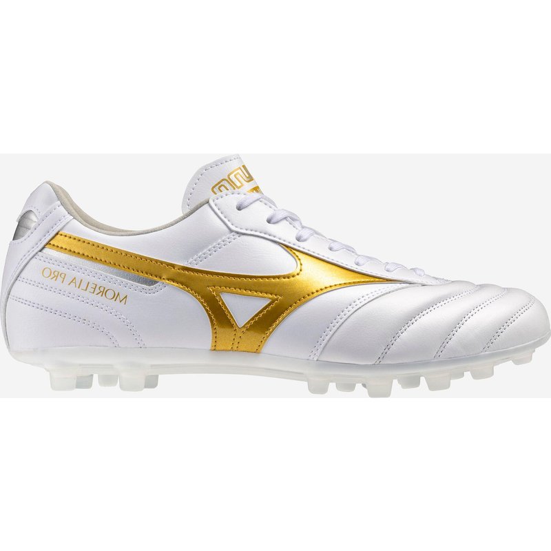 Damen/Herren Fußball Nockenschuhe AG - Mizuno Morelia II Pro weiß
