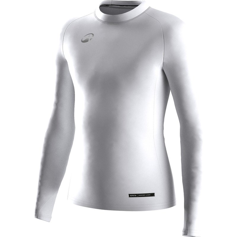 Kinder Fußball Funktionsshirt langarm - Keepdry Club weiß