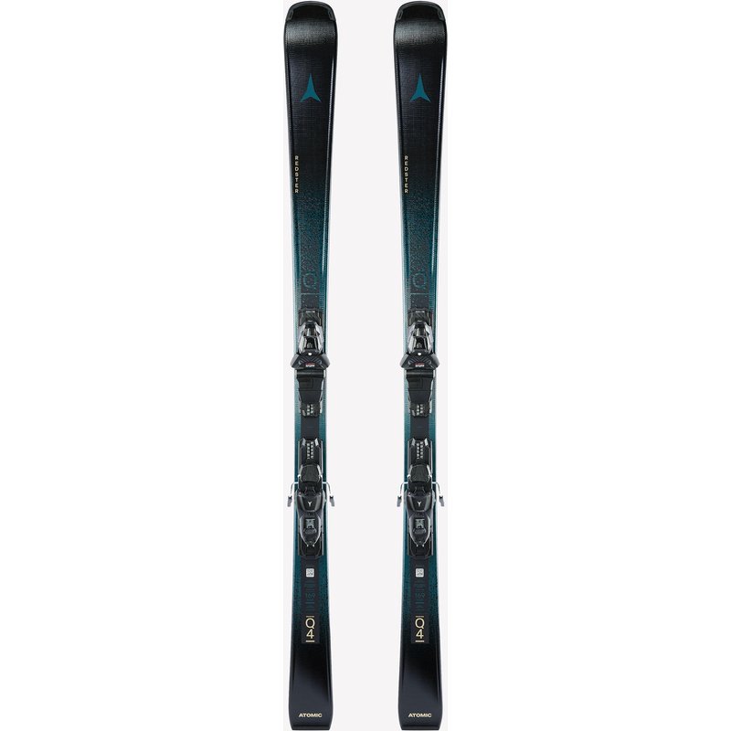 Ski Herren mit Bindung Piste - Redster Q4 Atomic blau/schwarz