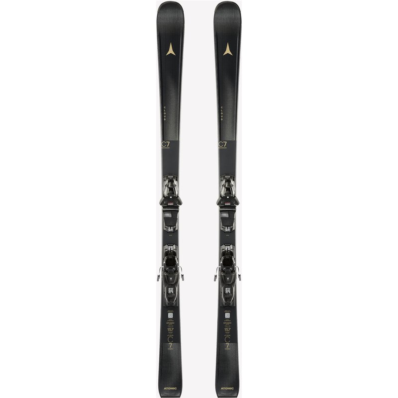 Ski Damen mit Bindung Piste - Cloud 7 Atomic schwarz/gold