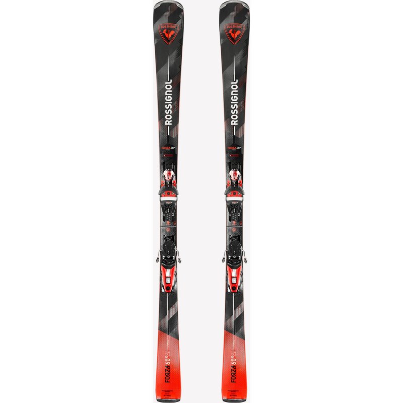 Ski PisteTitan inkl. Bindung leistungsstark - Rossignol Forza 60 ° rot/schwarz