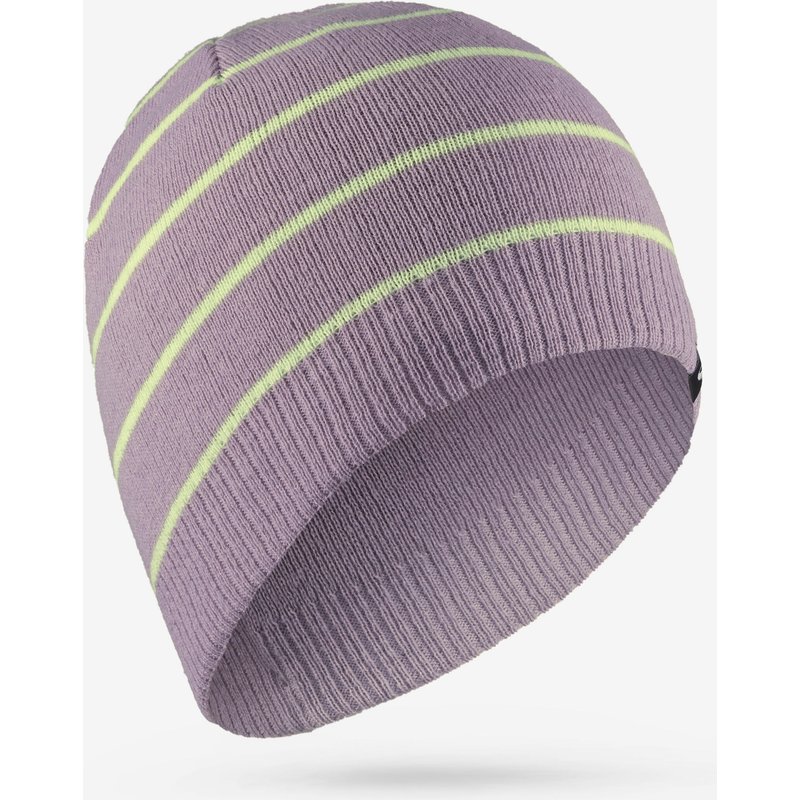 Mütze Erwachsene - Simple 100 violett/gelb