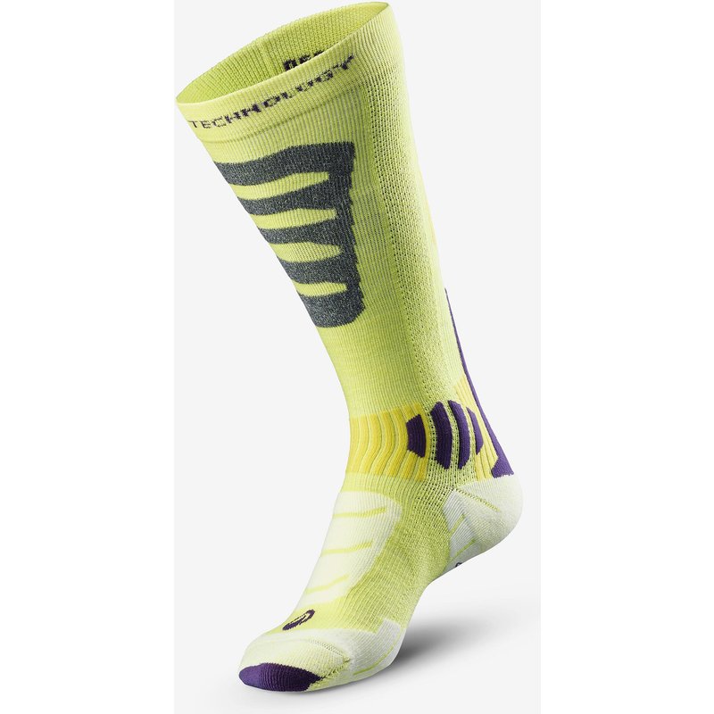 Skisocken Erwachsene Merinowolle sehr atmungsaktiv - 900 Xsocks gelb