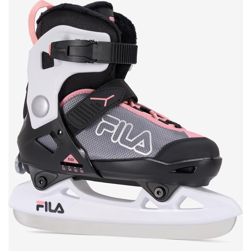 Schlittschuhe Kinder - Fila grau/rosa
