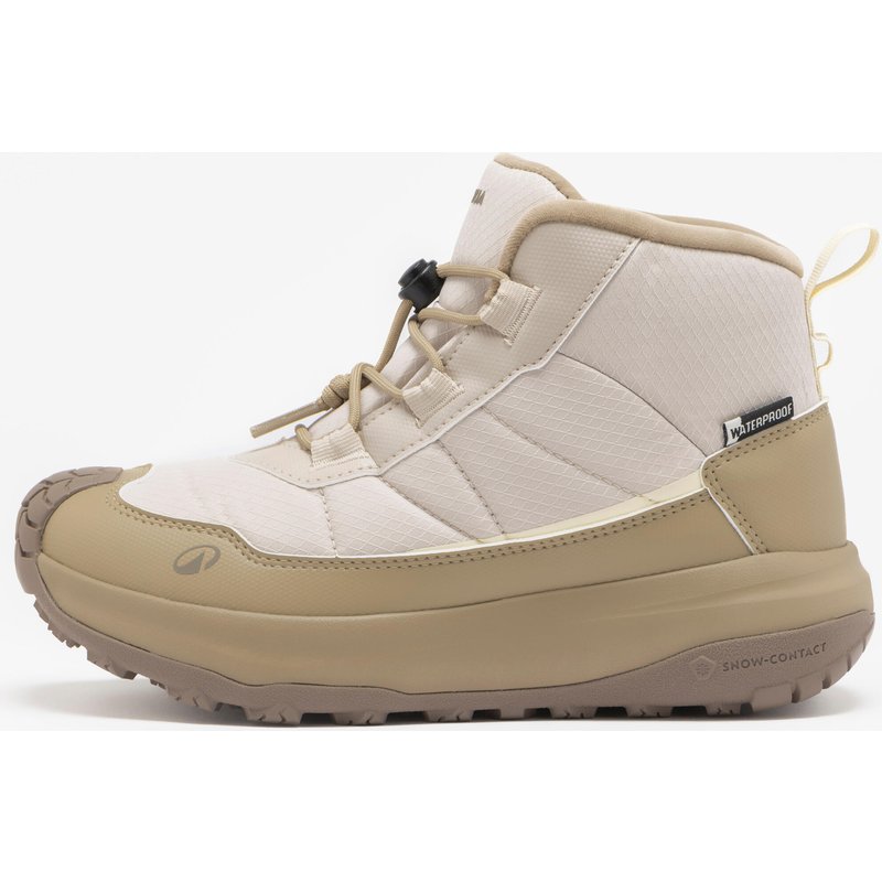 Winterschuhe Kinder Gr. 30–38 wasserdicht Wandern - MH500 beige