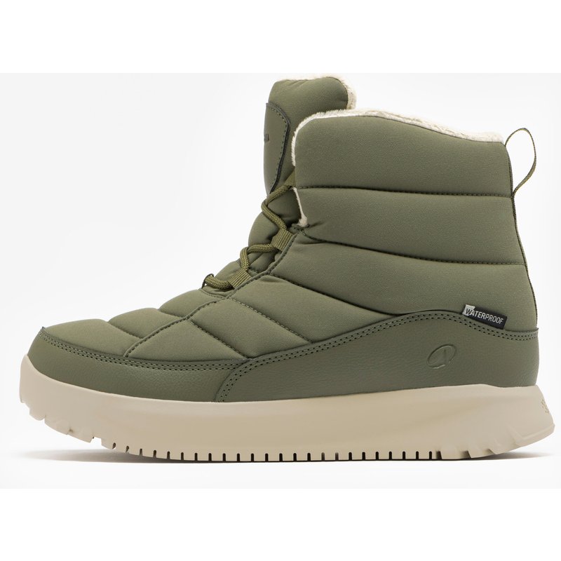 Winterstiefel Damen gesteppt wasserdicht Wandern - NH500 grün