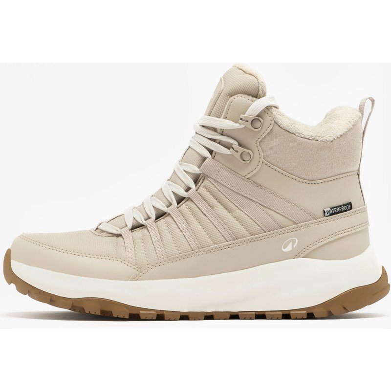 Winterschuhe Damen warm wasserdicht Wandern - NH500 beige
