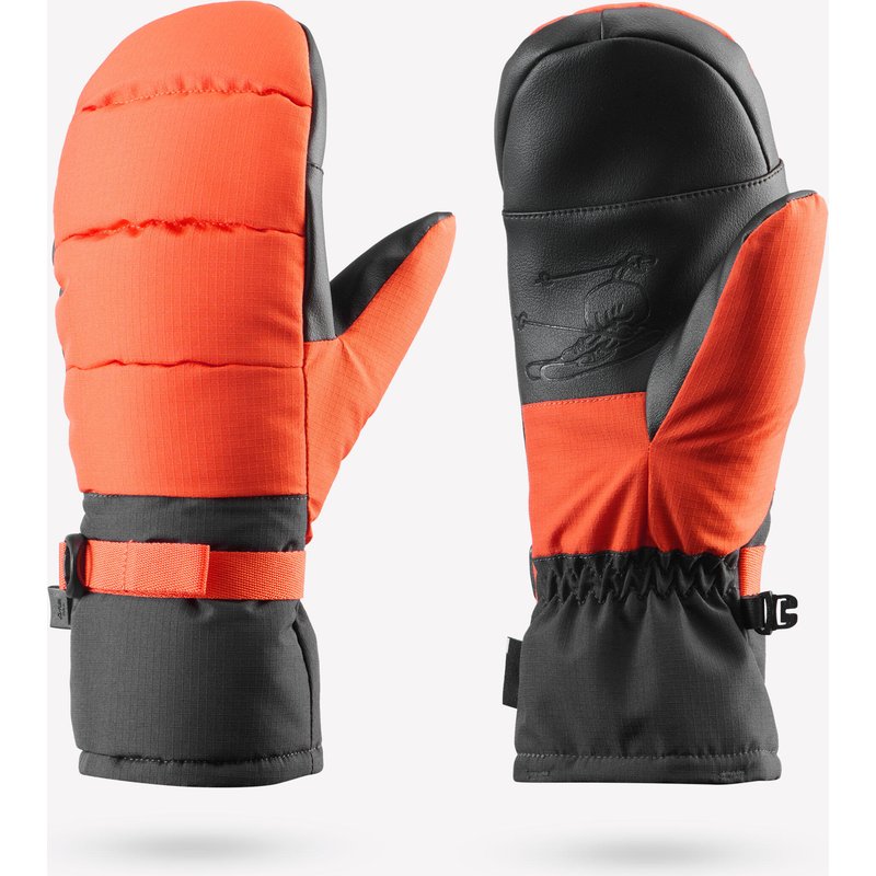 Skifäustlinge Kinder 4–8 Jahre - 500 orange/schwarz