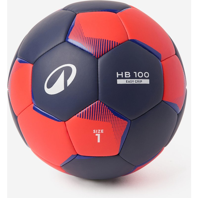 Kinder Handball Größe 1 - HB100 Easygrip blau/orange