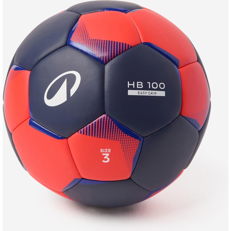 Handball Größe 3 - HB100 Easygrip blau/orange
