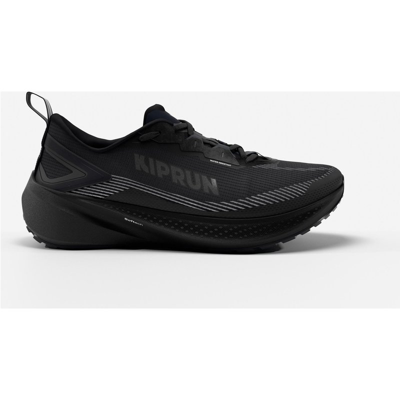 Laufschuhe Herren wasserabweisend vielseitig - Kipcore WR schwarz