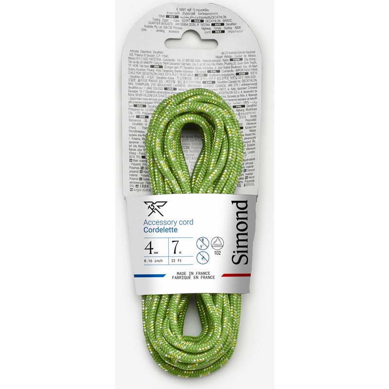Reepschnur 4 mm × 7 m grün