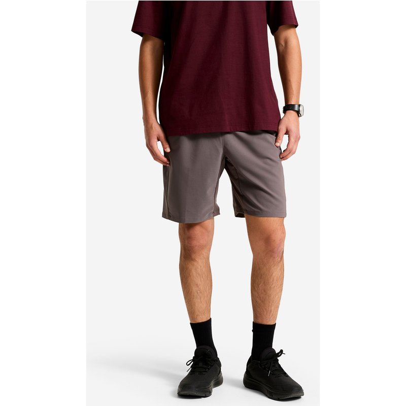 Shorts Herren atmungsaktiv Reißverschlusstaschen - braun