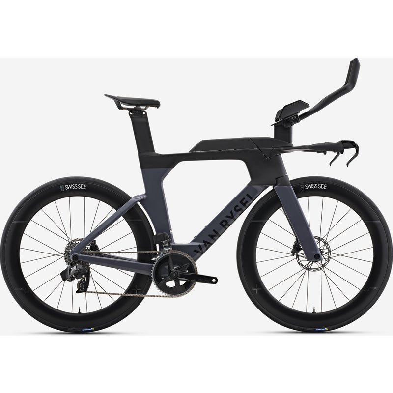 Zeitfahrrad XCR TRI SRAM Rival AXS 2×12 Powermeter grau