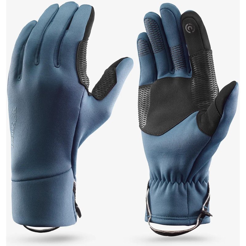 Handschuhe warm elastisch Trekking - Wilder blau