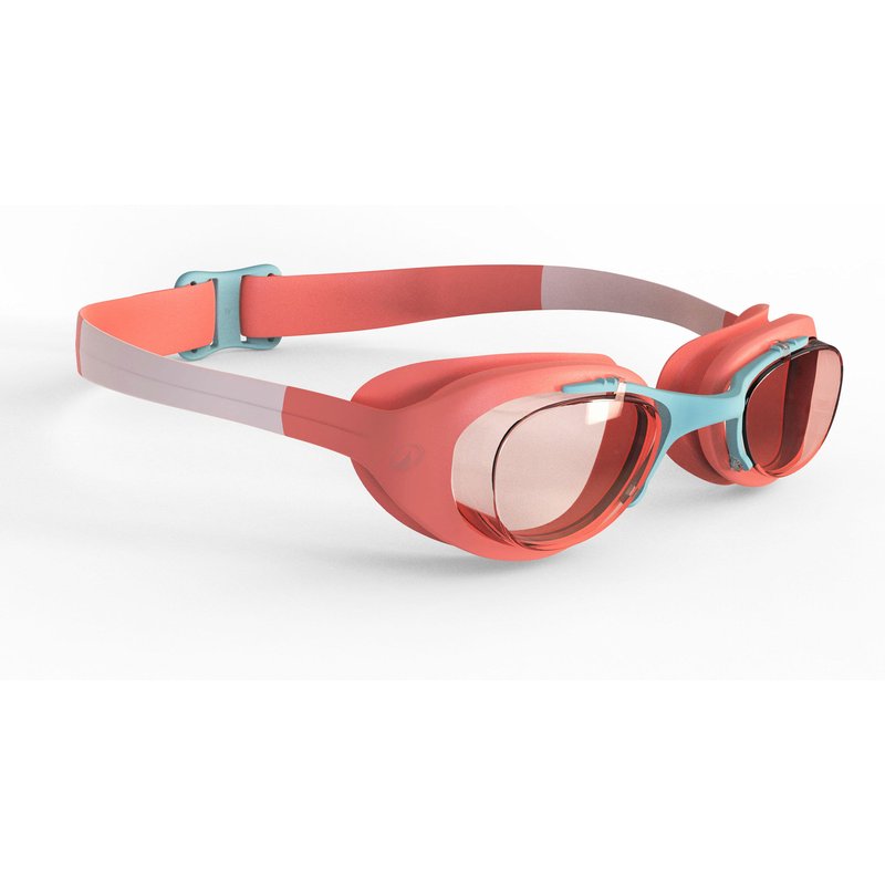 Schwimmbrille Kinder getönt - XBase orange/rosa