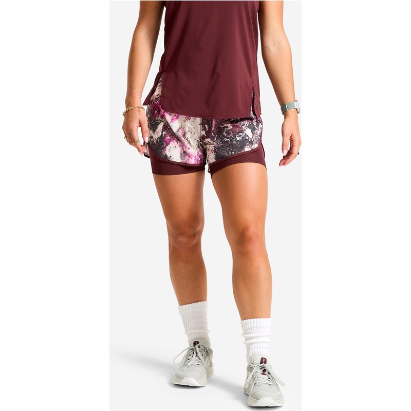 2-in-1 Shorts Damen - mehrfarbig