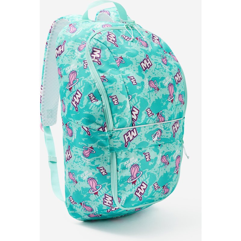 Rucksack Basketball 20 L - NBA Miami Heat grün/türkis