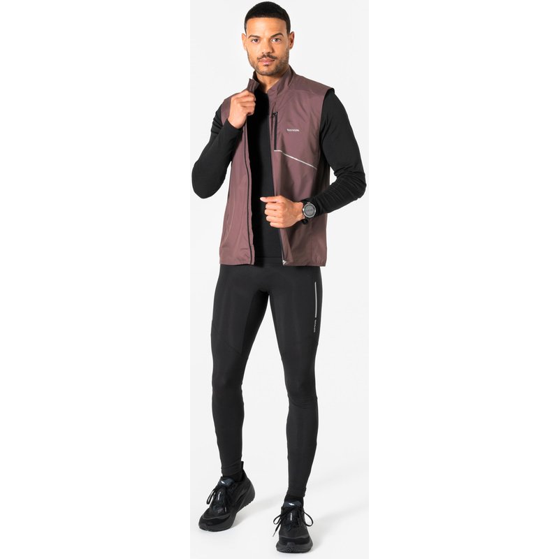 Lauftights Herren atmungsaktiv - Run Flow schwarz