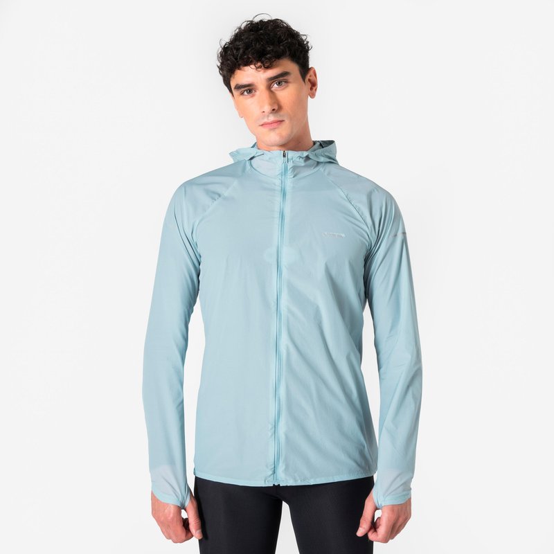 Laufjacke Trailrunning Herren winddicht - Run 900 Wind blau