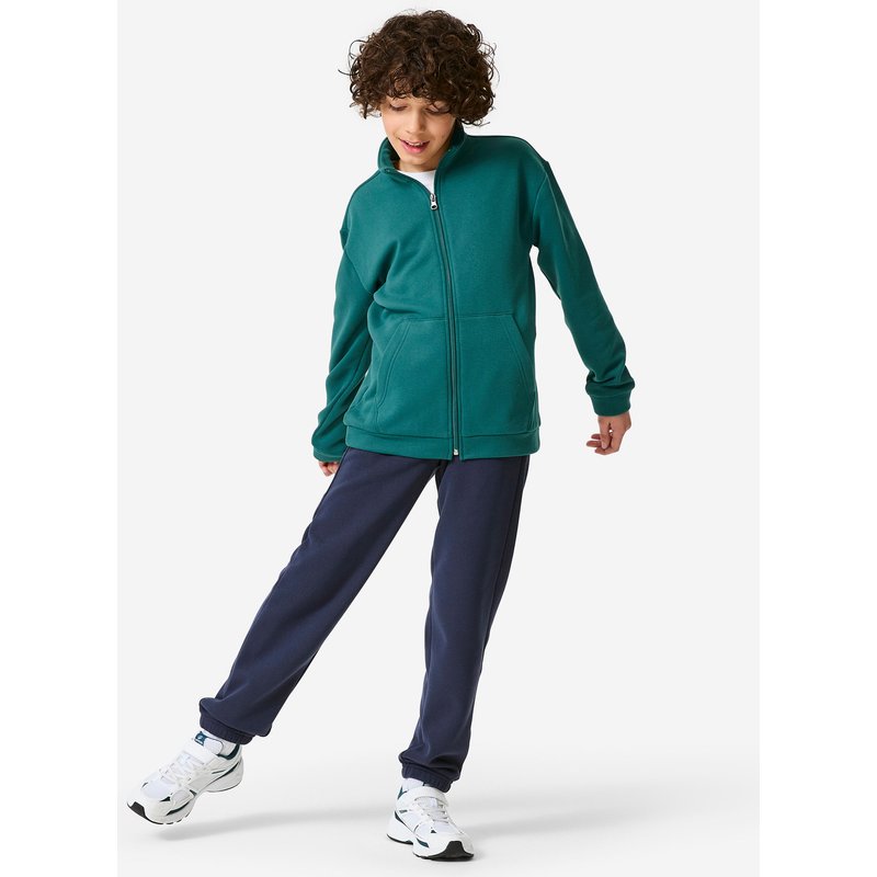 Jogginganzug Kinder Molton warm - grün