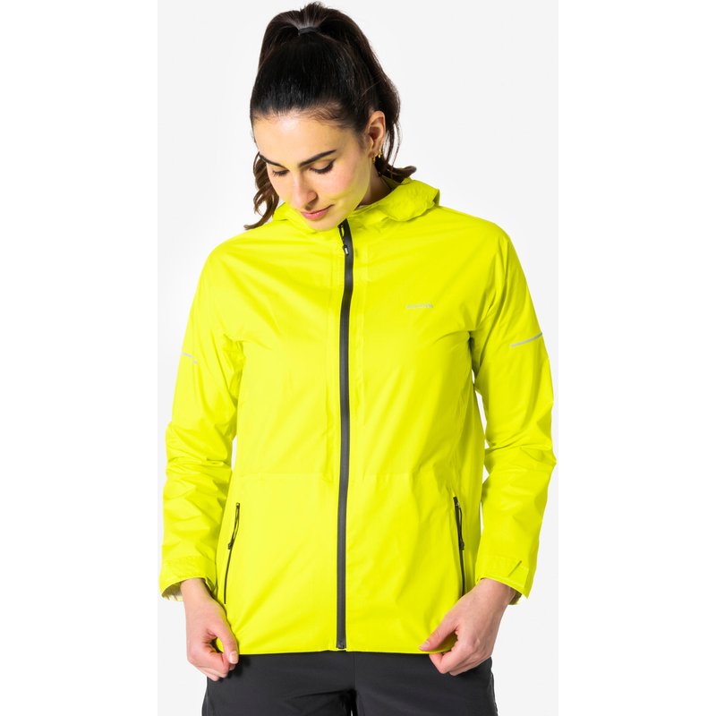 Laufjacke Damen wasserdicht - Run Rain 900 grün