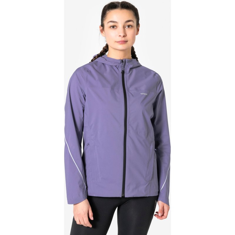 Laufjacke Trailrunning Damen wasserdicht atmungsaktiv - Run Flow violett
