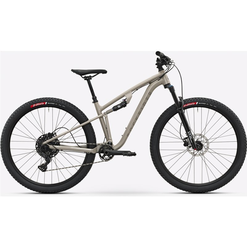 Mountainbike 29 Zoll vollgefedert Aluminiumrahmen EXPL 140 S beige