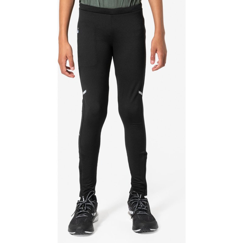 Laufhose lang Kinder warm - AT 300 schwarz