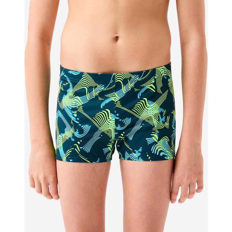 Badehose Boxer Jungen - Fiti Vib gelb