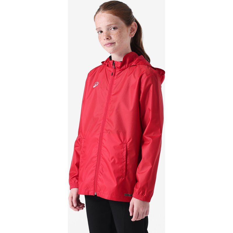 Kinder Windjacke mit Kapuze - Essential Club 50 rot