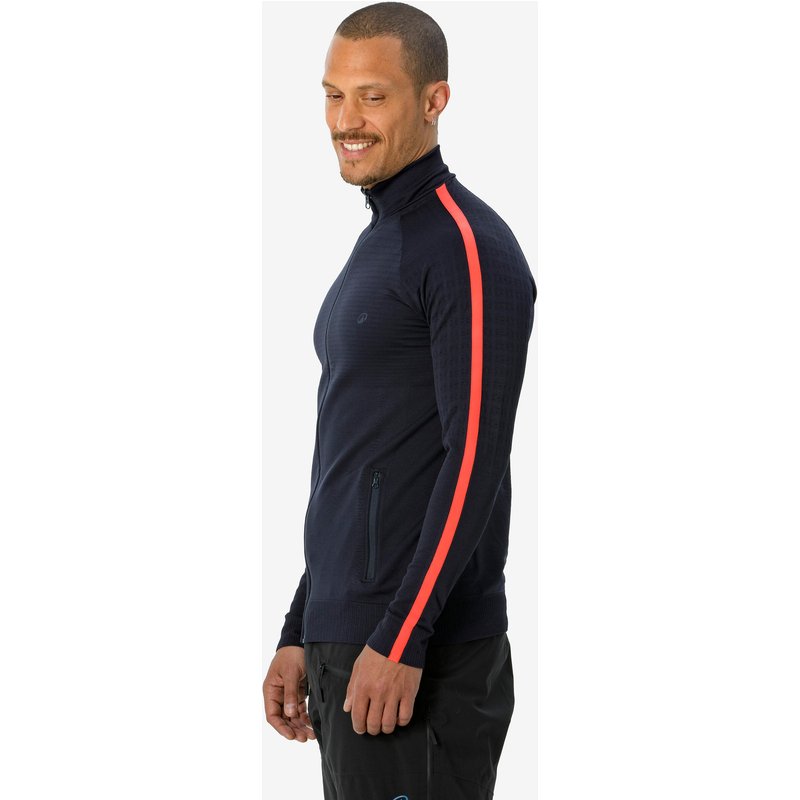 Skiweste Herren warm ohne Naht - MID L 900 marineblau