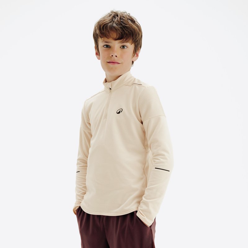 Kinder Langarmshirt Tennis - TTS ML TH beige