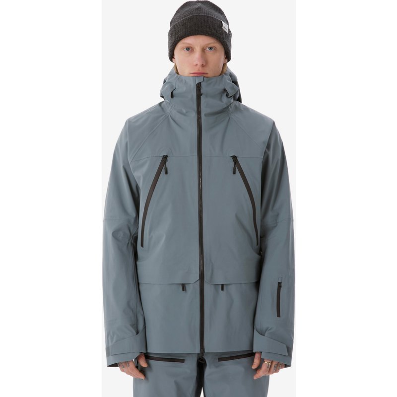 Skijacke Freeride Herren wasserdicht - FR900 grau