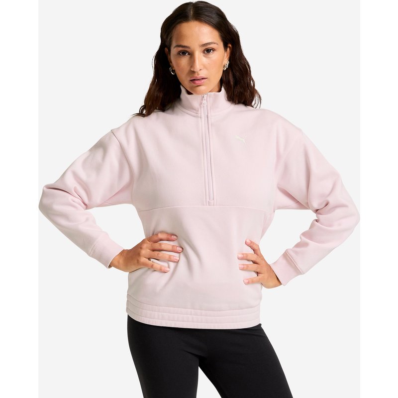 Sweatshirt Damen Reißverschluss - rosa