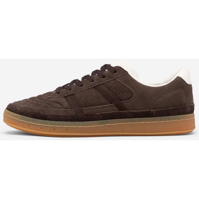 Fitnessschuhe Sneaker Damen/Herren Wildleder - Player 80 schokobraun