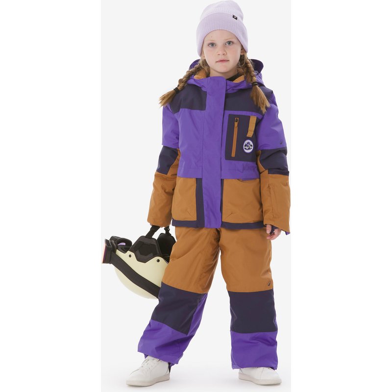 Skihose Kinder 5–9 Jahre wasserdicht - 500 Play violett