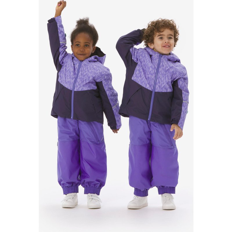 Skihose Latzhose Kinder - 500 lila