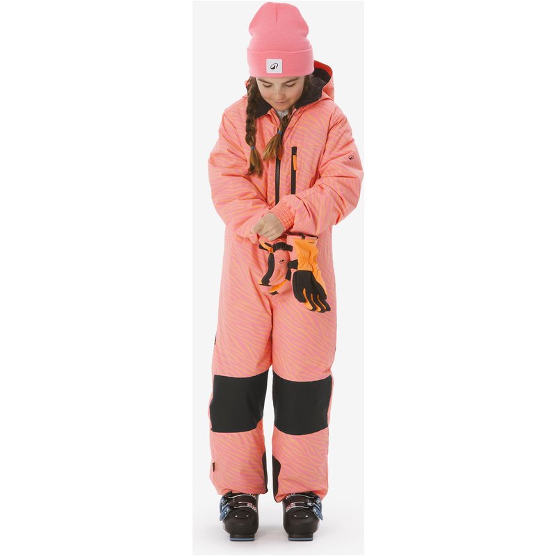 Skianzug Kinder 5–13 Jahre - SKI100 rosa/orange
