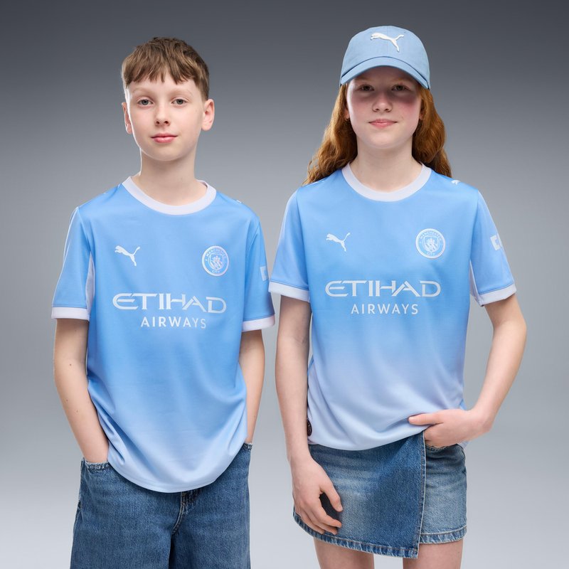 Kinder Fußball Trikot - Puma Manchester City Trikot Heim 26/27 blau