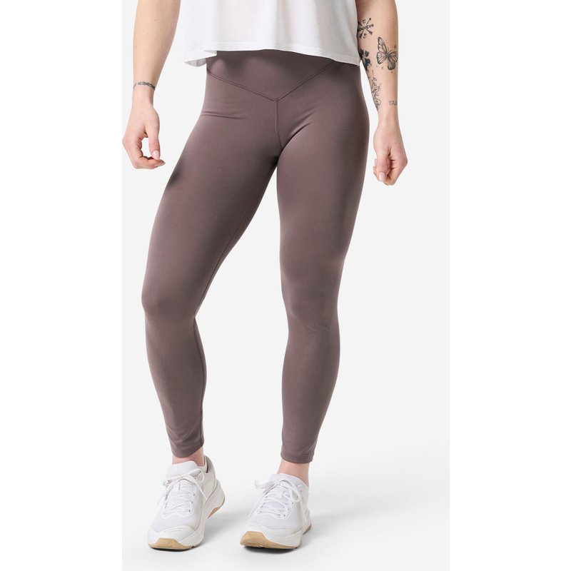 Leggings Damen Scrunch - braun