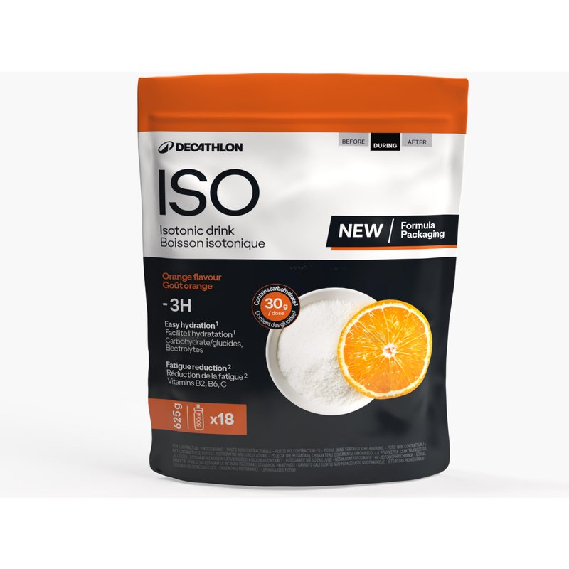 Iso-Getränkepulver unter 3 Stunden Orange 625 g