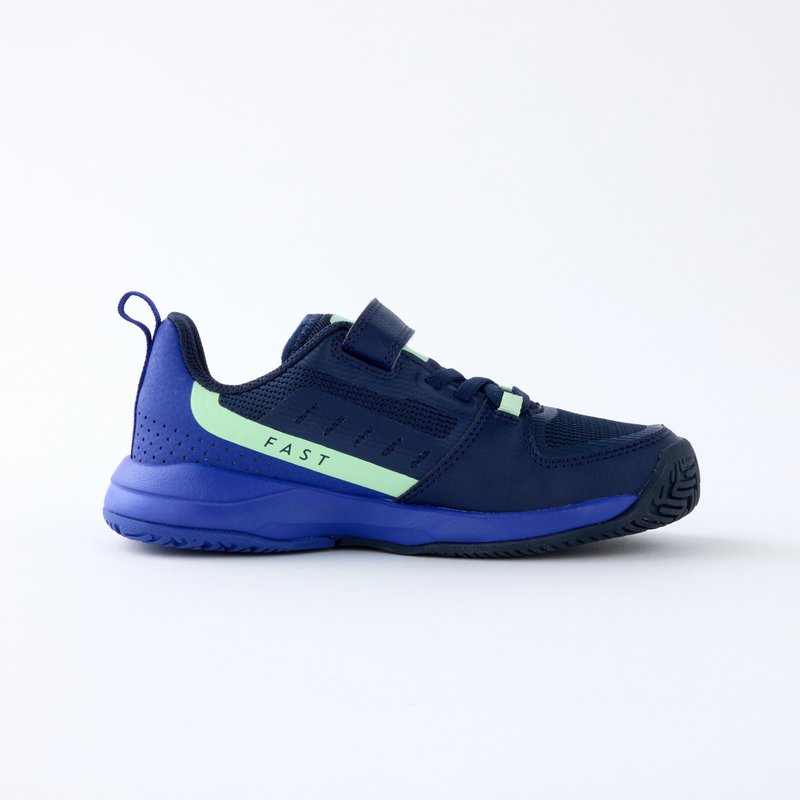 Kinder Tennisschuhe - TS500 Fast KD Scratch mit Klettverschluss Nightsky