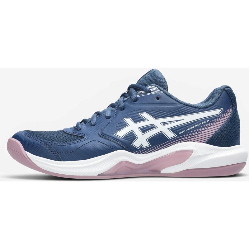 Damen Tennisschuhe Teppich - Gel Dedicate 9 blau