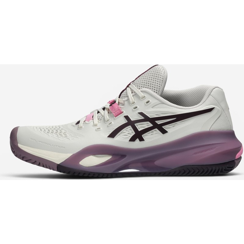 Damen Tennisschuhe Sandplatz - Gel Resolution X beige/violett