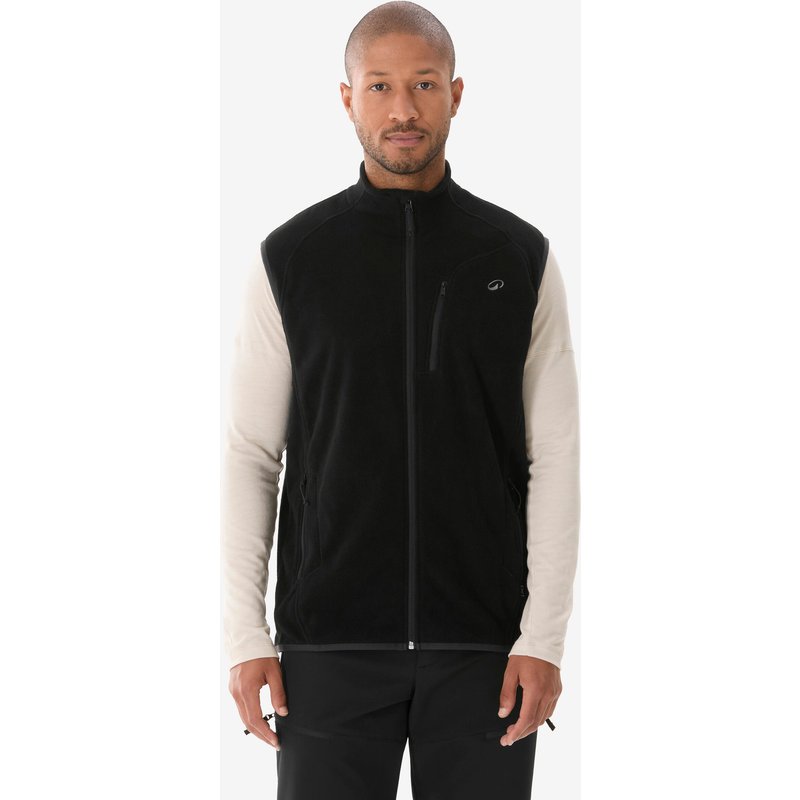 Fleeceweste Herren Wandern - MH100 schwarz